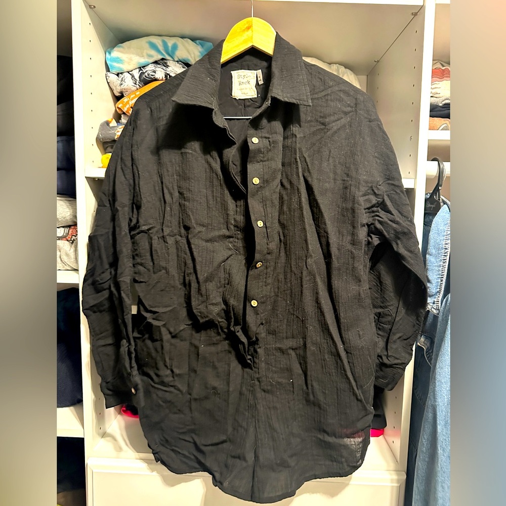 Romper black size medium